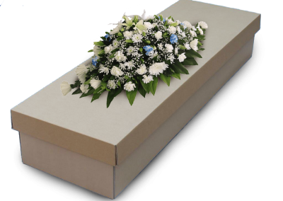Wave Paper Coffin